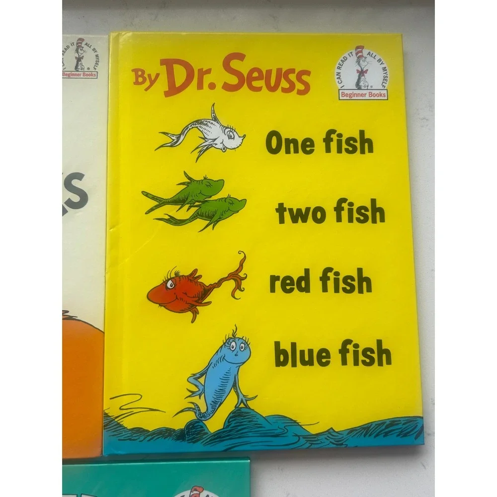 Dr Seuss Beginner Books Lot Fox‎ in Socks One Fish Two Fish Are You My Mother